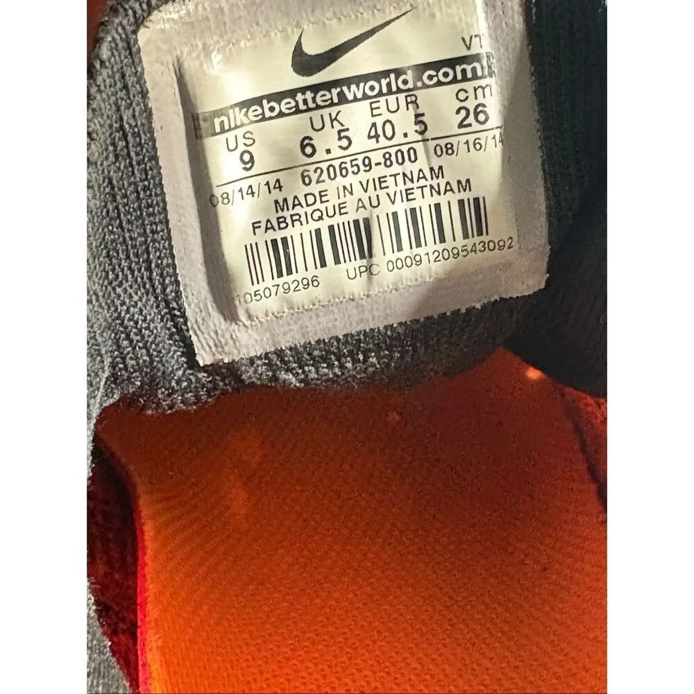 Nike Flyknit Air Max Women’s Size 9 Bright Crimson Pink Orange 620659-800 Runnin